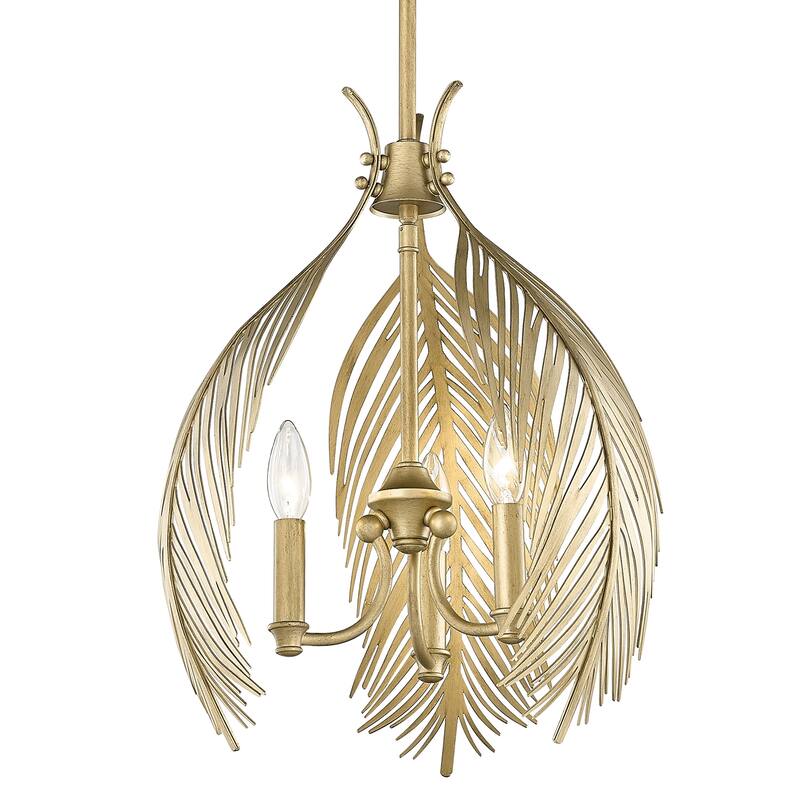 Cay 3-Light Steel Pendant