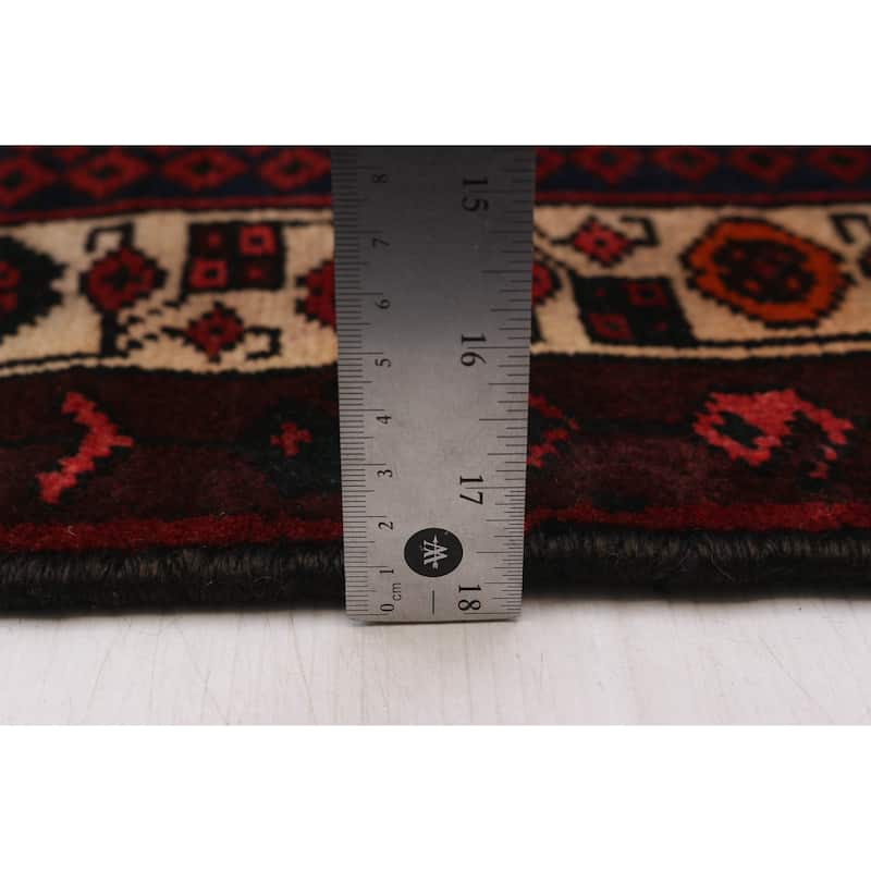 ECARPETGALLERY Hand-knotted Konya Anatolian Navy, Red Wool Rug - 4'11 x 9'6