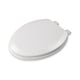 preview thumbnail 2 of 3, Croydex 19" Tanner Elongated Stick -Tight Wood Toilet Seat