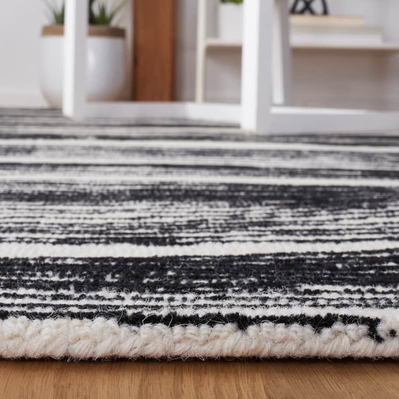 SAFAVIEH Handmade Metro Annarosa Modern Abstract Wool Rug
