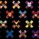 preview thumbnail 1 of 7, Marvel's X-MEN '97 Faces Black Peel and Stick Wallpaper