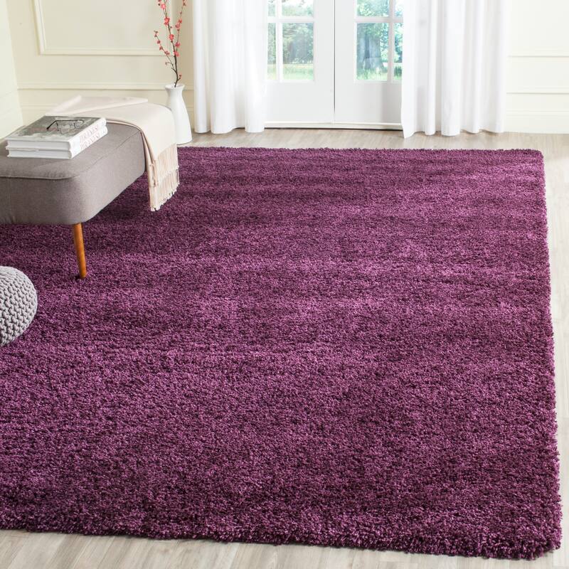 SAFAVIEH California Shag Izat 2-inch Thick Area Rug - 11' x 15' - Purple