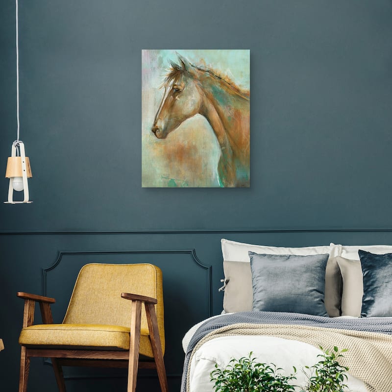 Mustang by K. Nari Canvas Art Print