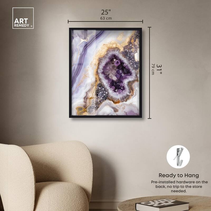 Amethystine Dream II Shadowbox by Art Remedy