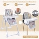 preview thumbnail 18 of 16, Costway 3-In-1 Convertible Baby Highchair Foldable Height Adjustable - See Details