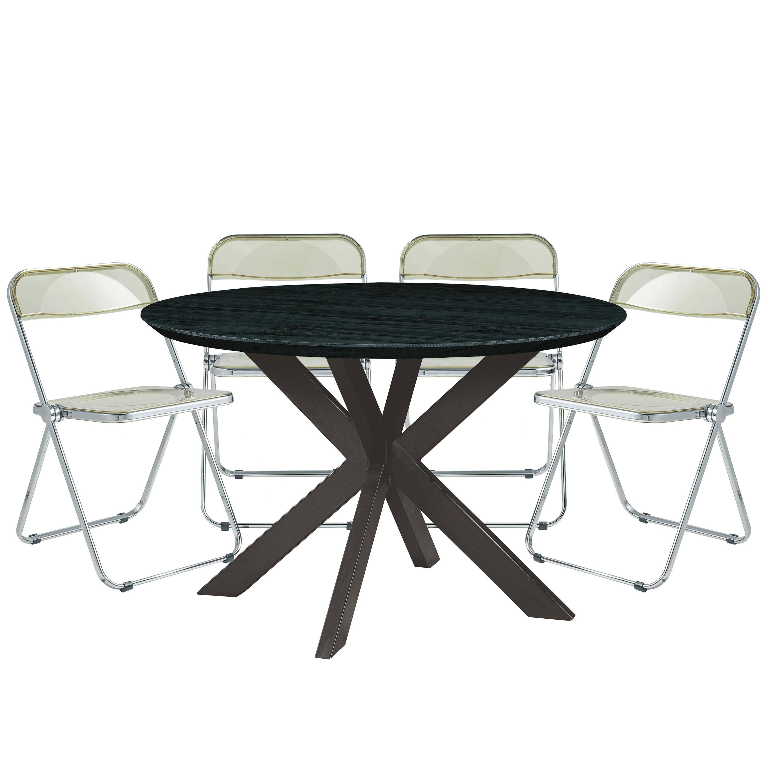 Acrylic table clearance and chair set