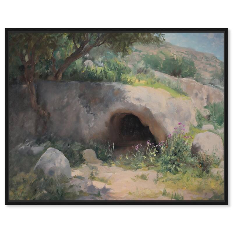Cave of Secrets Canvas by Art Remedy - Black - 20" x 16"