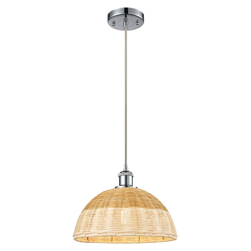 Innovations Lighting Endless Possibilities Ballston - Bristol Natural II - 1 Light 12" Cord Hung Mini Pendant - Polished Chrome