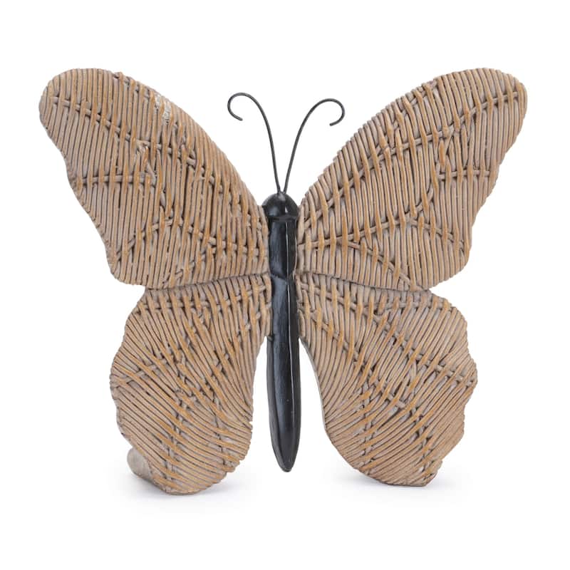 Butterfly and Dragonfly Shelf Sitter Figurines - 7.5" - Set of 4