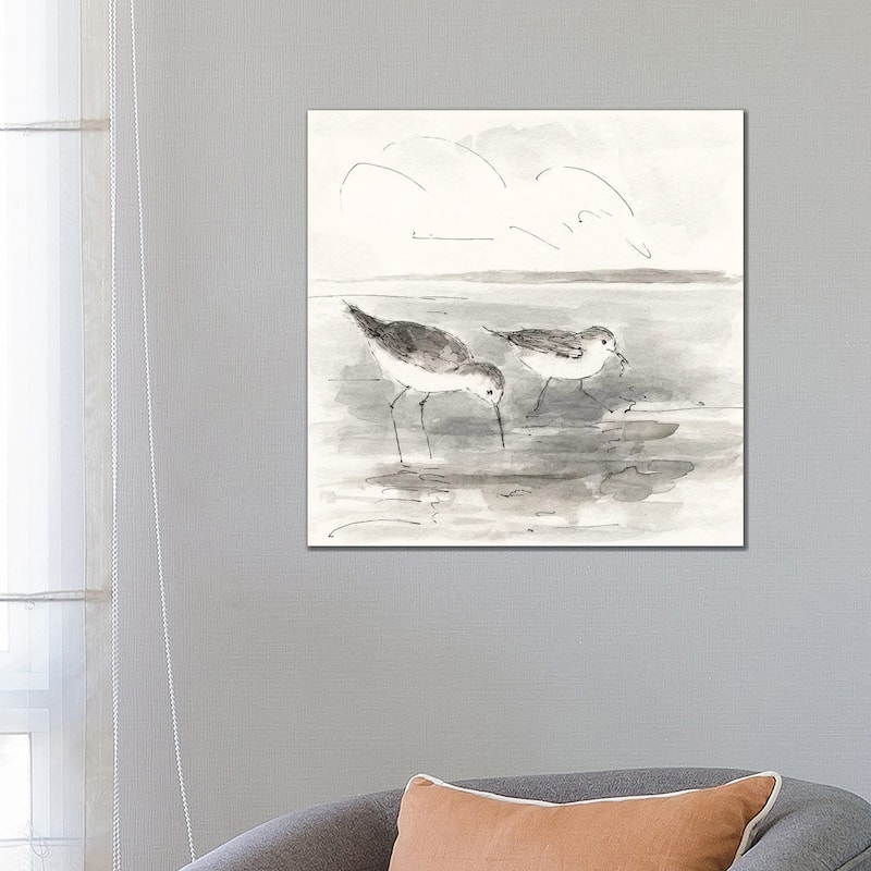 iCanvas "Sand Piper I" by Sally Swatland Canvas Print - 26x26x1.5