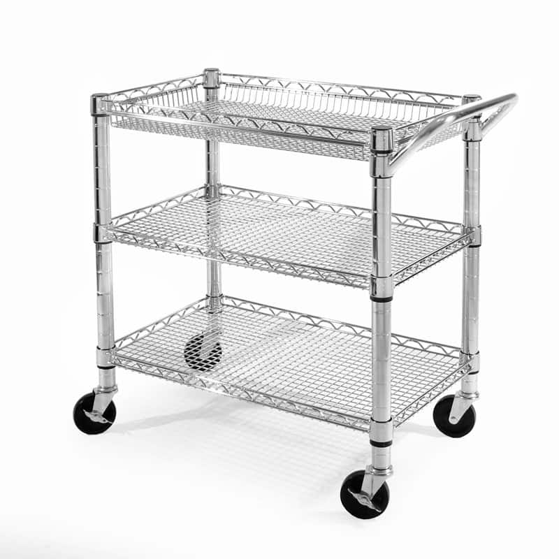 Seville Classics Heavy-Duty Commercial-Grade Utility Cart, NSF Listed