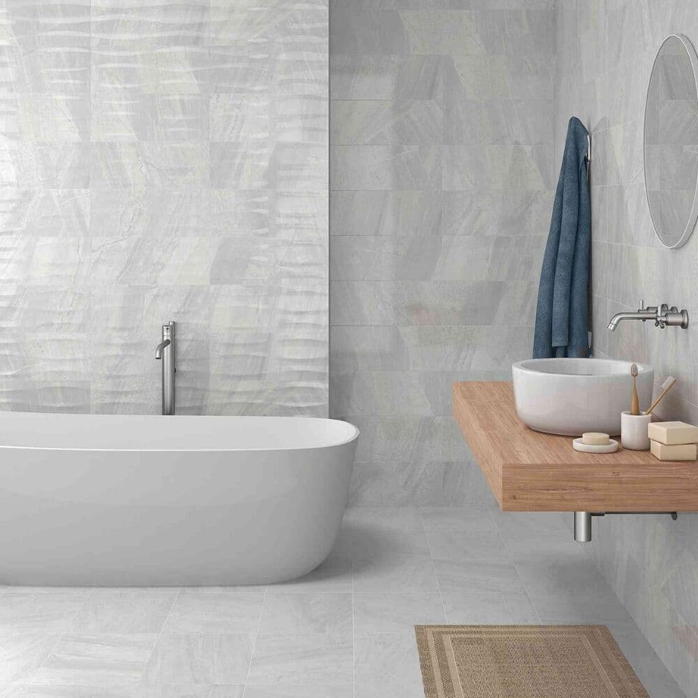 The Tile Life Hudson Field 13x13 Blue Porcelain Floor & Wall Tile