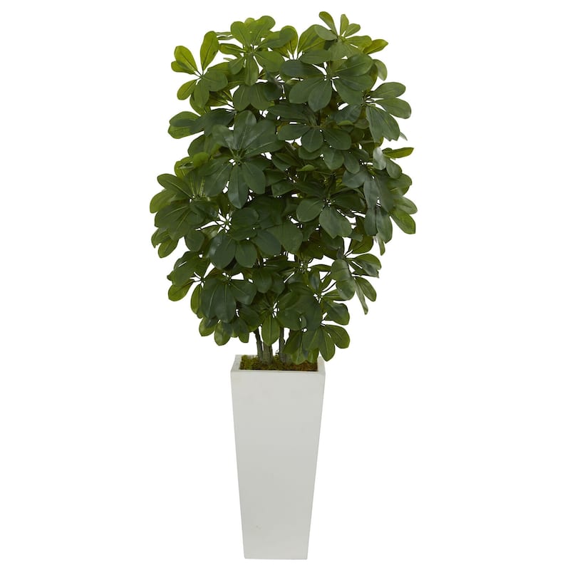 Artificial Plants Indoor 20 Inch Set of 6 Realistic Fake Trees for Home Decor - Green - 40