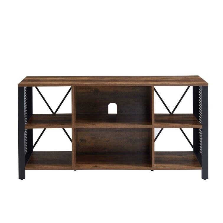 Wood TV Stand Media Console Entertainment Center