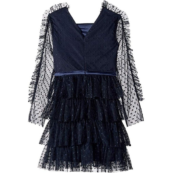 bardot junior navy dress