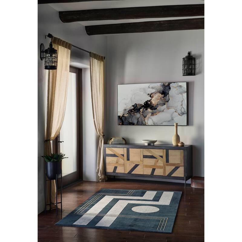 ECARPETGALLERY Machine Woven Erisa Contemporary/Modern Area Rug