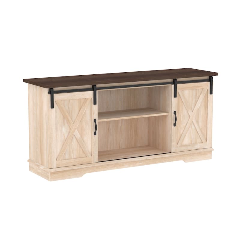 Middlebrook Wind Gap 58-inch Sliding Barn Door TV Stand