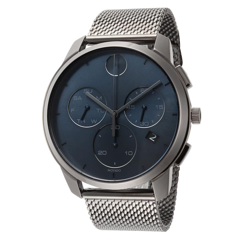 Movado Men's Bold 42mm Quartz Watch 3600721 - Silver - N/A