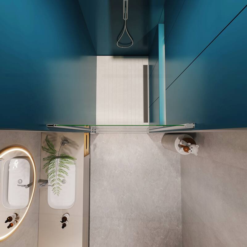 Versatile Universal Pivot Shower Door with Advanced Features for Enhanced Shower Experience