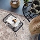 preview thumbnail 20 of 50, Floral Medallion Washable Rug – Low Pile, Non-Slip, Ideal for Entryway, Living Room, and Bedroom