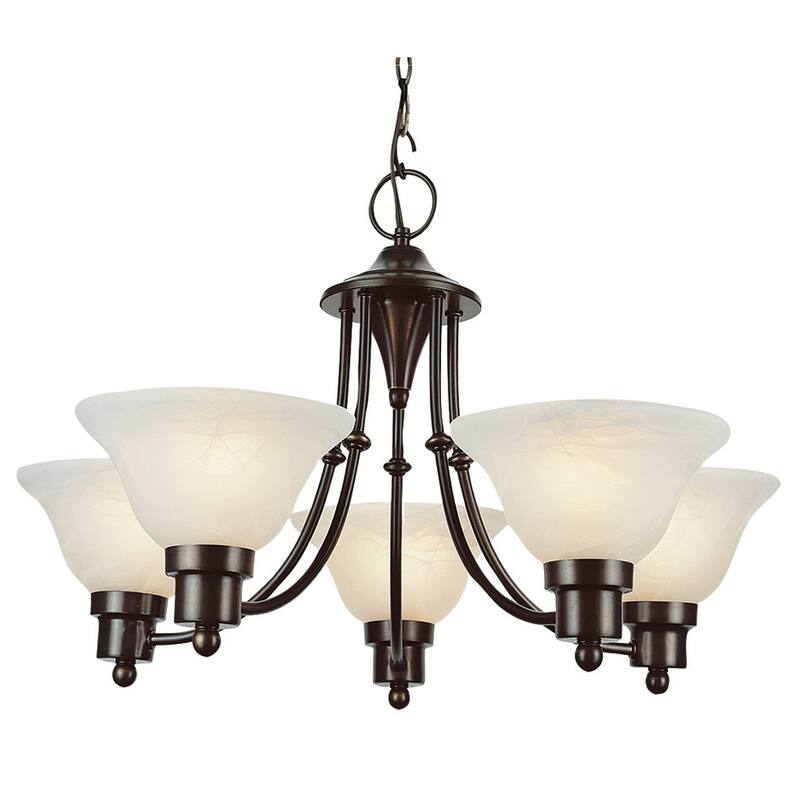 Trans Globe Lighting Payson 5 Light 1 Tier Chandelier