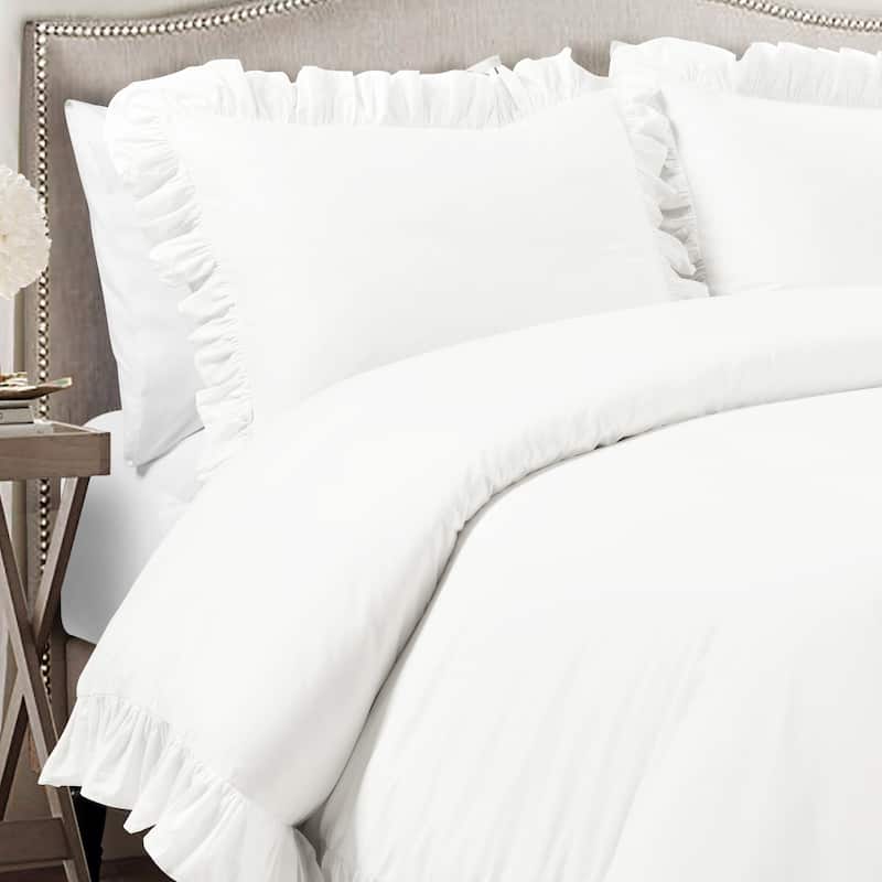 Lush Decor Reyna 3 Piece Cotton Duvet Set
