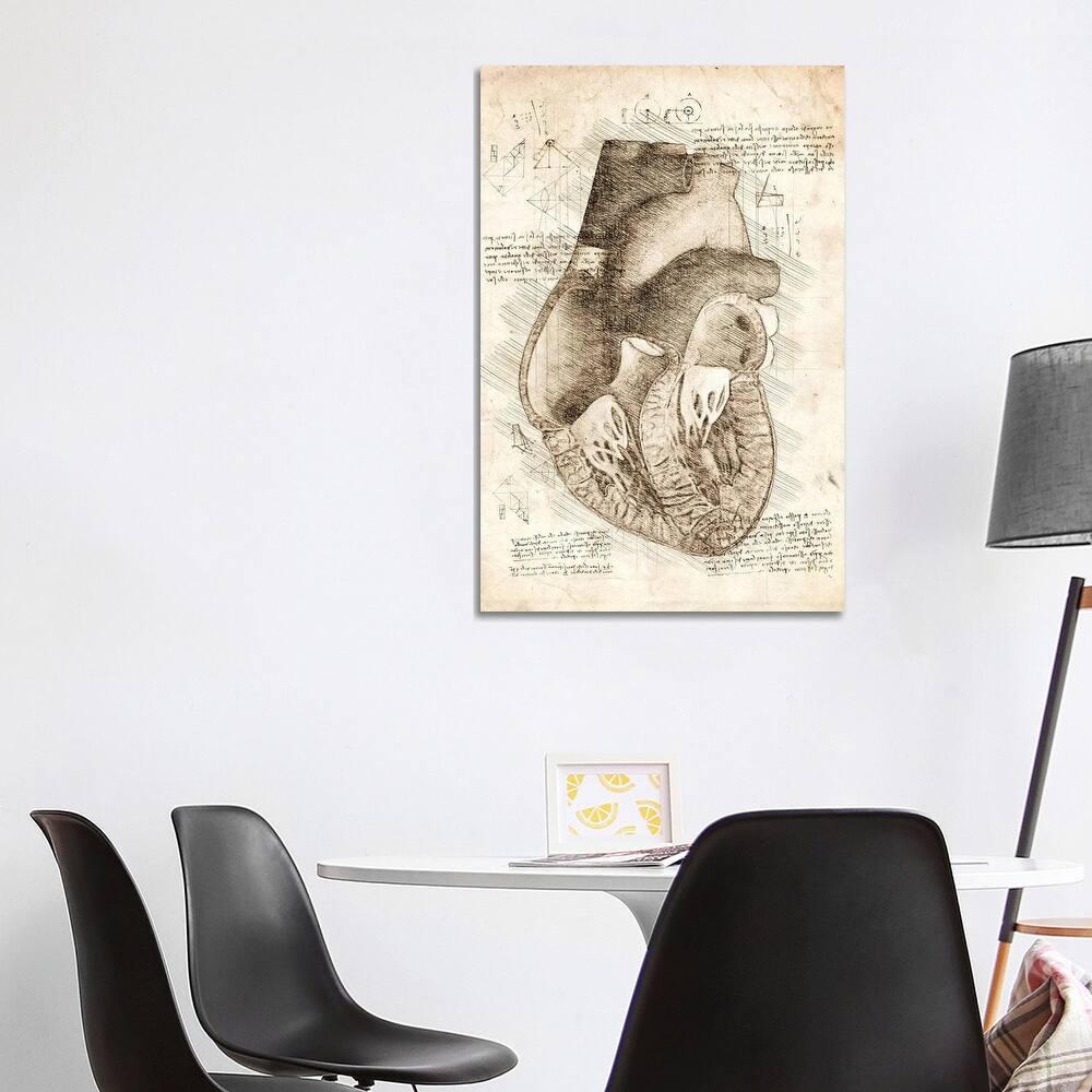 iCanvas "Human Heart Inside View" by Cornel Vlad Canvas Print