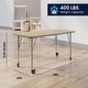 preview thumbnail 10 of 47, 24''W x 48''L Thermal Laminate Activity Table - Adjustable Short Legs