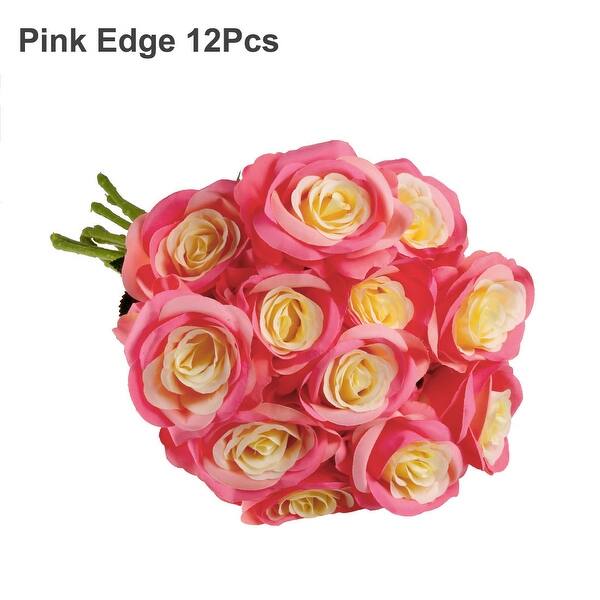 Shop Artificial Silk Rose Flower Bouquet Wedding Party Home Decor