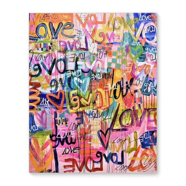 slide 1 of 4, LOVE BUG Canvas Art By Jolina Anthony