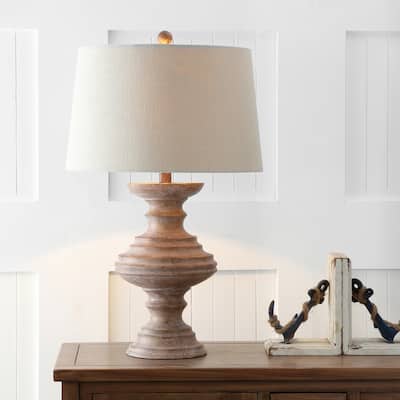 Bradley 26.5" Resin LED Table Lamp, Brown by JONATHAN Y