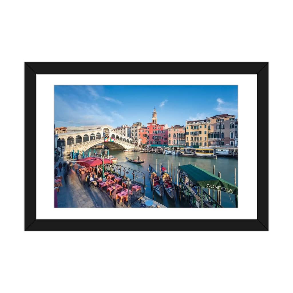iCanvas "Rialto Bridge, Venice" by Matteo Colombo PFA