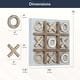 preview thumbnail 14 of 25, American Art Decor Tic Tac Toe Game Board Set Coffee Table Decor