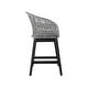 preview thumbnail 35 of 69, Tutti Frutti Solid Eucalyptus Wood and Rope Outdoor Patio Counter or Bar Height Barstool