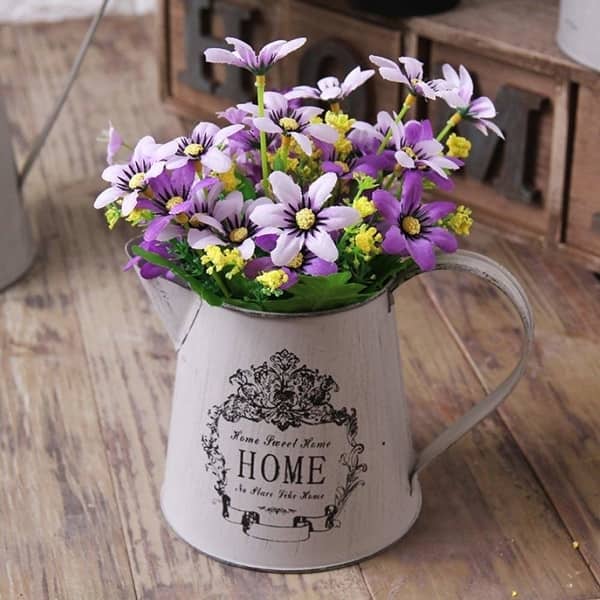 Shop Antique French Style Country Rustic Primitive Jug Vase Metal