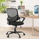 preview thumbnail 1 of 12, Home Office Chair Mid-back Lumbar Support Swivel Computer Mesh Chair