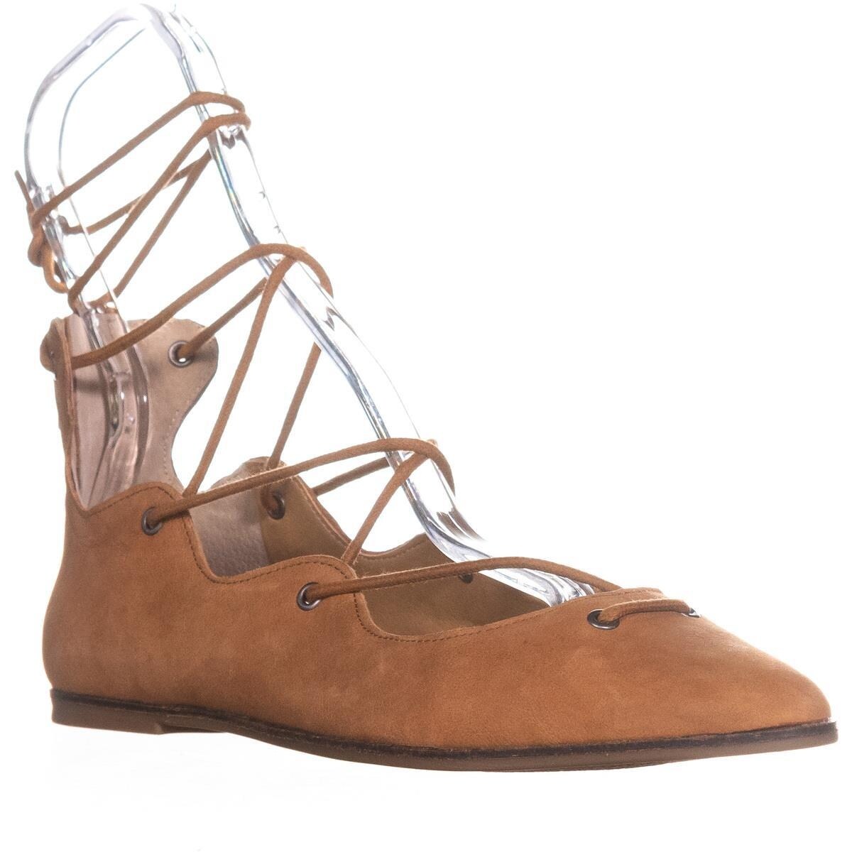 lucky brand lace up flats