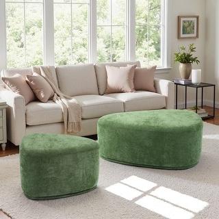 Oversized Triangle Cocktail Ottoman (Set of 2)