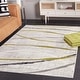 preview thumbnail 3 of 20, SAFAVIEH Skyler Meshka Modern Abstract Rug 4' x 6' - Ivory Grey/Green - Rectangle
