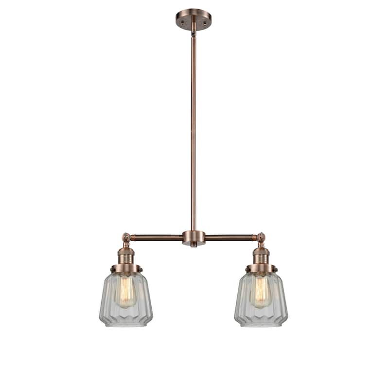 Innovations Lighting Chatham 2 Light 21" Wide Linear Chandelier