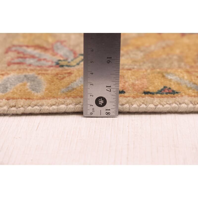 ECARPETGALLERY Hand-knotted Jules Serapi Ivory Wool Rug - 8'1 x 9'11