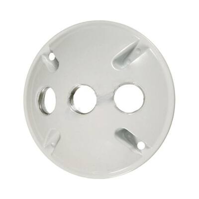 Modern Beige Round Cover in Plastic American Imaginations