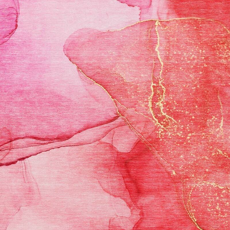 Gaz Unique Abstract Weather Resistant Classic Meets Modern Outdoor Rug