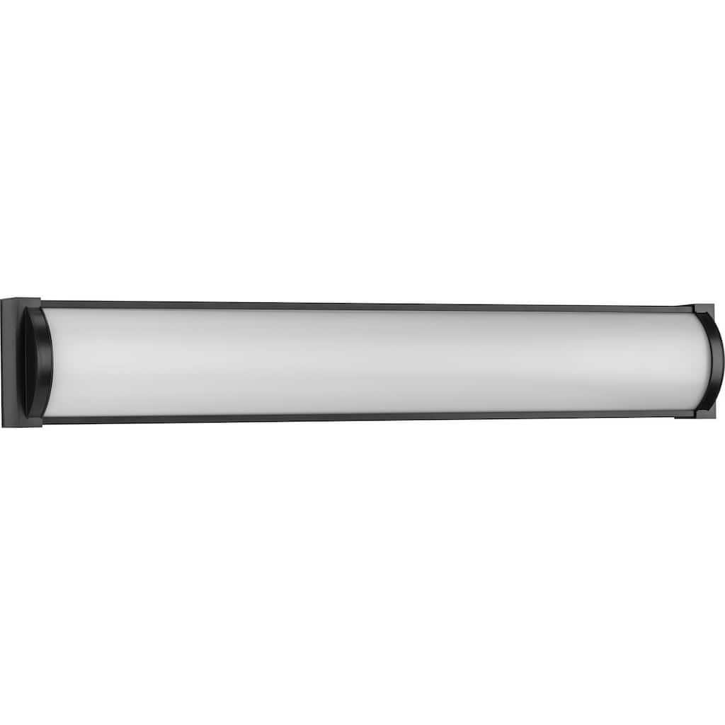 Barril Collection 32 in. Matte Black Large Modern Integrated LED Linear Vanity Light - 32 in x 2.33 in x 4.76 in