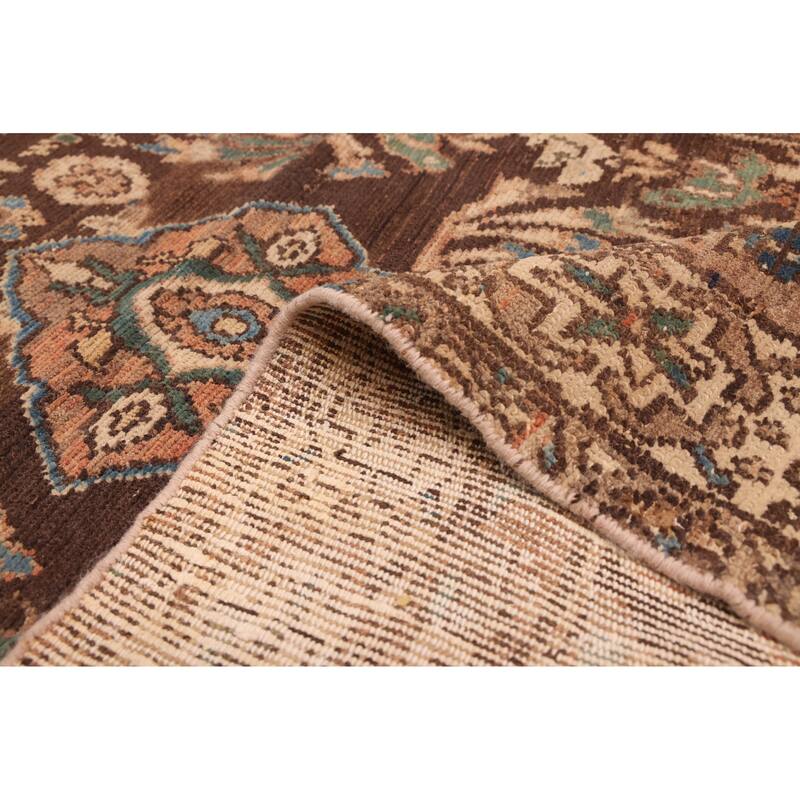 ECARPETGALLERY Hand-knotted Antalya Vintage Brown Wool Rug - 3'6 x 6'5