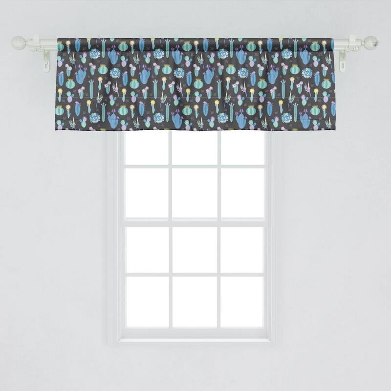 Ambesonne Agave Window Valance Curtain Valance for Kitchen Bedroom ...