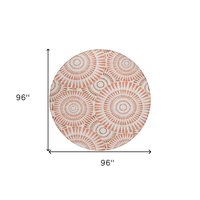 HomeRoots Geometric Transitional Rectangle Outdoor Rug