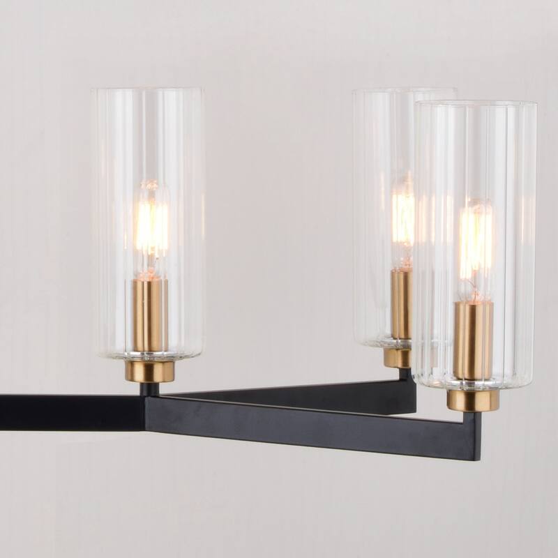 Vaxcel Lighting H0300 6 Light 32" Wide Chandelier