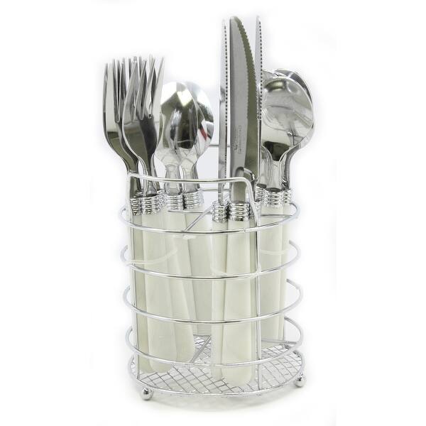 Gibson Sensations Ii 16 Pc Plastic Handle Flatware White Gibson Sensations Ii 16 Pc Plastic Handle Flatware White Free Shipping On Orders Over 45 16139968