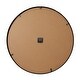 preview thumbnail 4 of 13, Black Iron Traditional Wall Clock No Theme 30 x 30 x 3 - 30"D